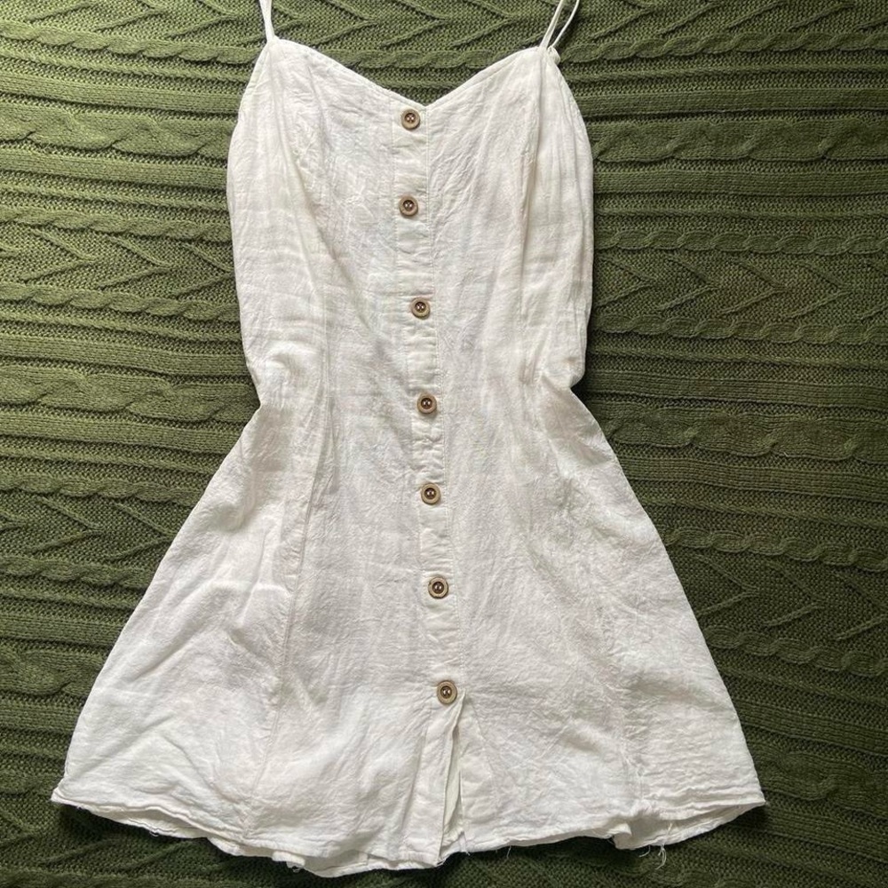 Garage White Mini Dress